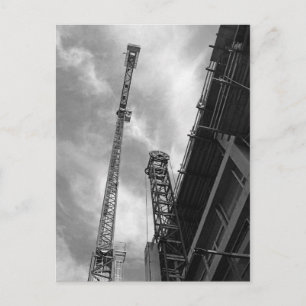 Cartão Postal Crane e Equipamento de Construção de Contrafaç