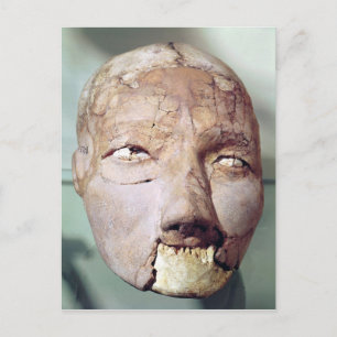 Cartão Postal Crânio, de Jericho, 7000-6000 a.C.