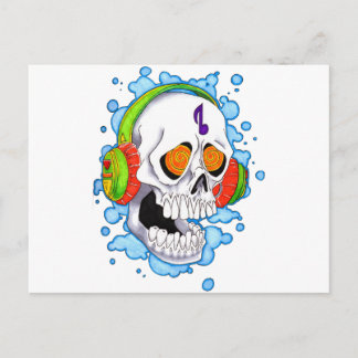 Cartão Postal Crânio de Música