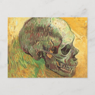 Cartão Postal Crânio de Vincent van Gogh, Impressionismo de Vint