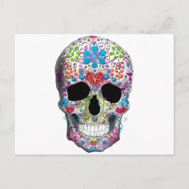 Cartão Postal Crânio Decorrido