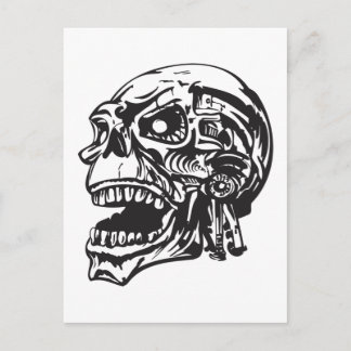 Cartão Postal Crânio humano 134