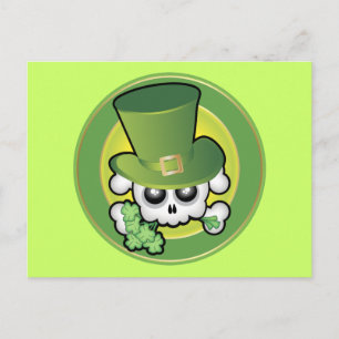 Cartão Postal Crânio Irlandês Cujo