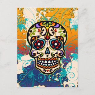 Cartão Postal Crânio Mexicano, Dia dos Mortos