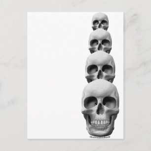 Cartão Postal Crânios - Vertical