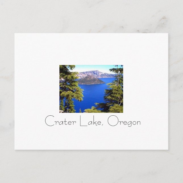 Cartão Postal Crater Lake, Oregon Postcard (Frente)