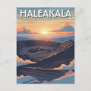 Cartão Postal Cratera Haleakala Maui Havaí Viagem