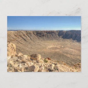Cartão Postal Cratera Meteoro de arizona