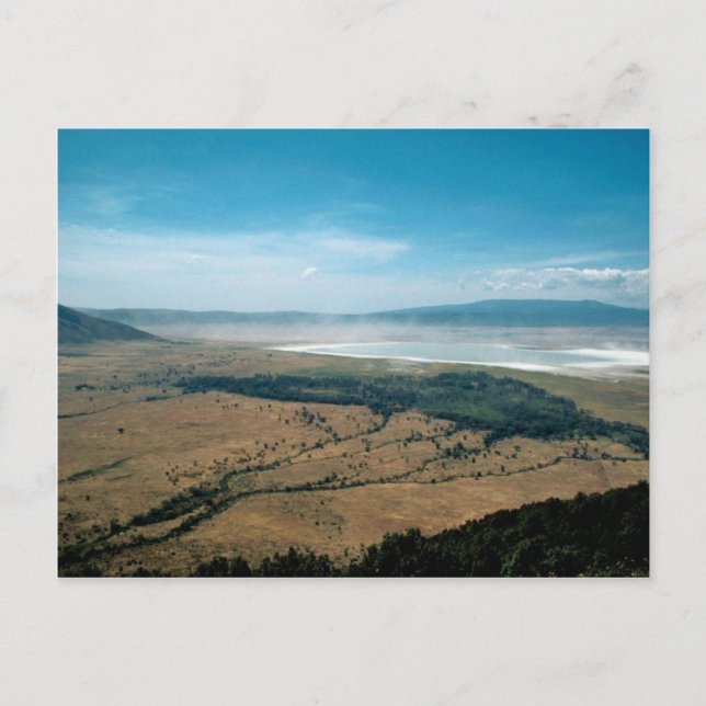 Cartão Postal Cratera Ngorongoro (Frente)