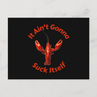 Cartão Postal Crawdad Aint Vai Sujar-se Bonito