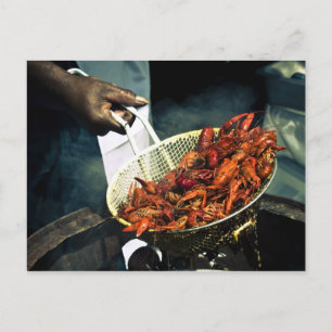 Cartão Postal Crawfish da Louisiana