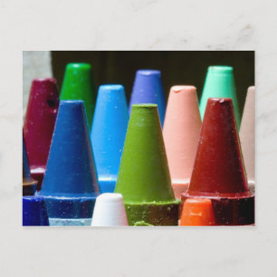 Cartão Postal Crayon Cors