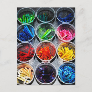 Cartão Postal Crayons