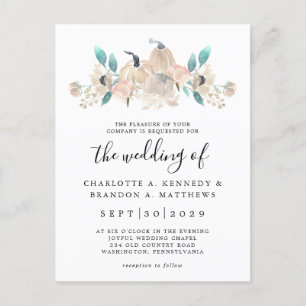 Cartão Postal Cream Pumpkin e Eucalyptus Quall Chic Invent