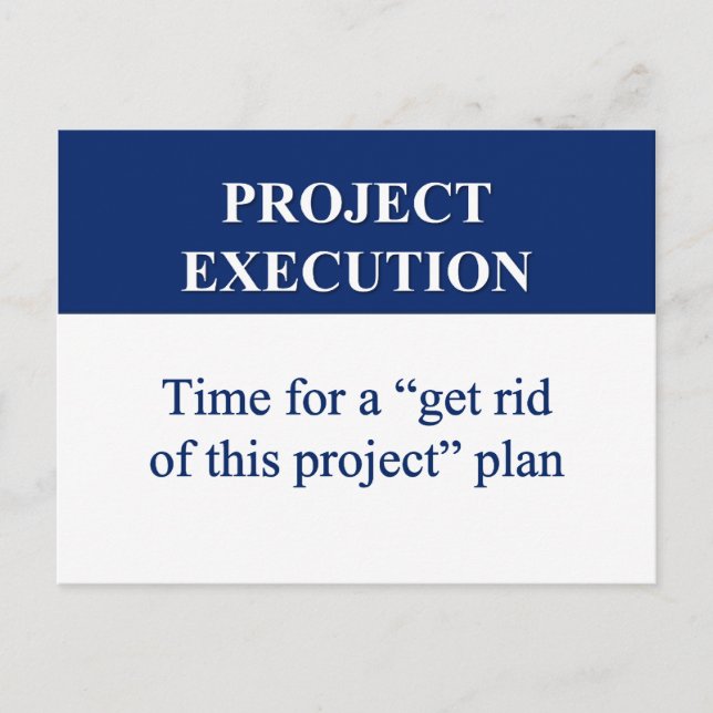 Cartão Postal Creating a Project Execution Plan (2) (Frente)