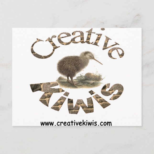 Cartão Postal Creative Kiwis 1 (Frente)