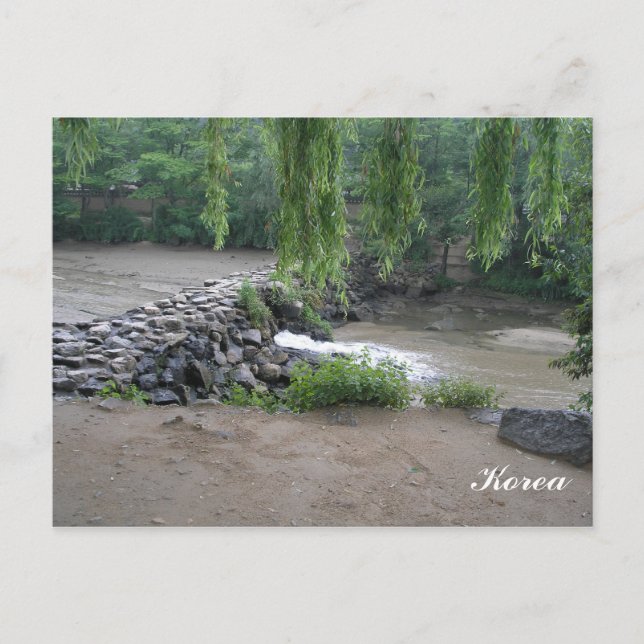 Cartão Postal Creek na Coreia (Frente)