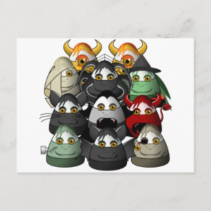 Cartão Postal Creepsia de Milho Adormecido