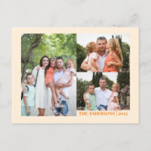 Creme Foto e Mensagem de Ação de Graças Personaliz