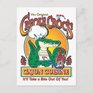 CARTÃO POSTAL CREOLE-CROC