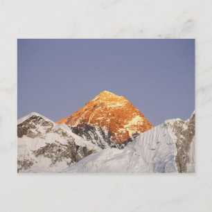Cartão Postal Crepúsculo em Monte Everest, Nepal