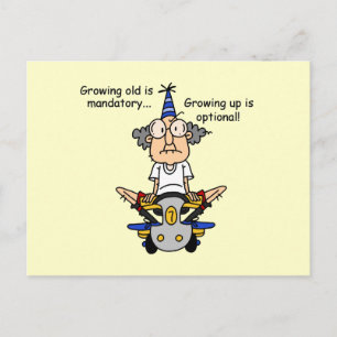 Cartão Postal Crescer é um humor opcional