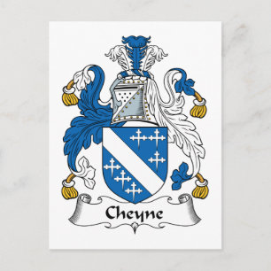 Cartão Postal Crest da Família Cheyne