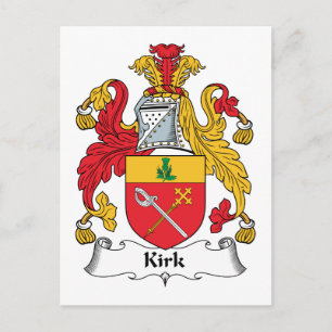 Cartão Postal Crest da Família Kirk
