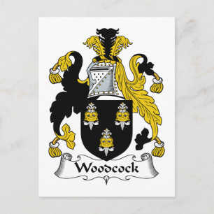 Cartão Postal Crest da Família Woodcock