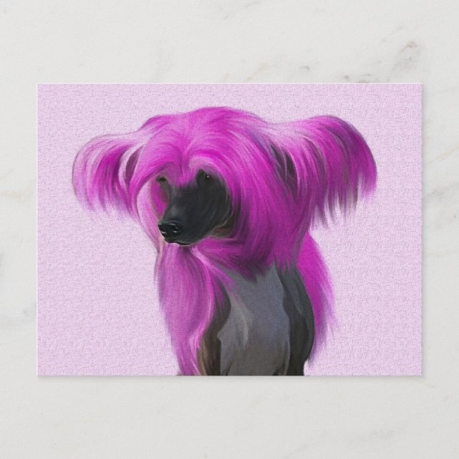 Cartão Postal Crestie rosa (Frente)