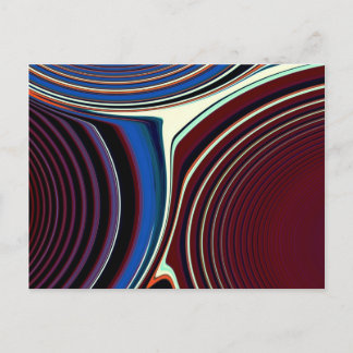 Cartão Postal Criação de abstrato