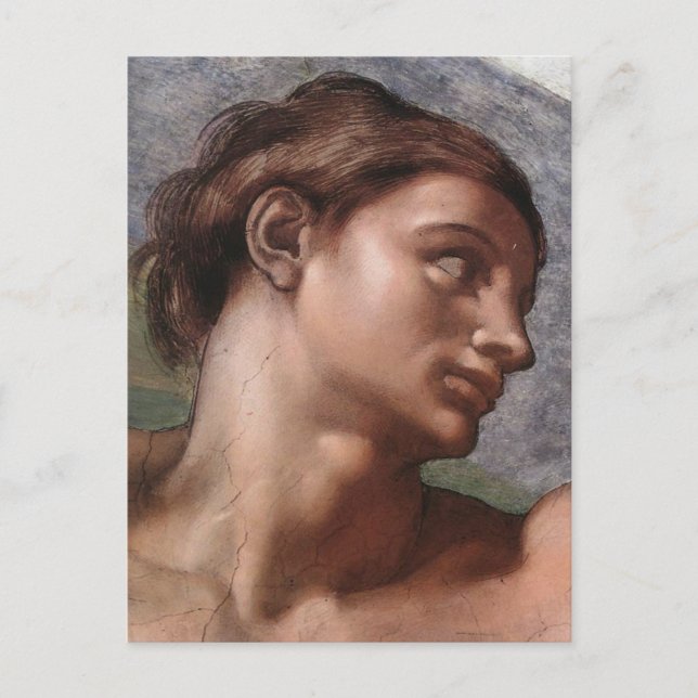 Cartão Postal Criação de Adão (detalhe-Adão) (Frente)