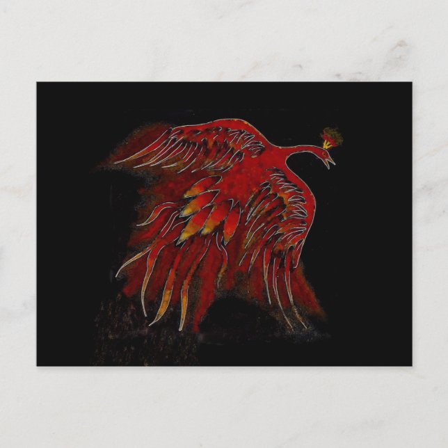 Cartão Postal Criação do Cartão-postal de incêndio (Frente)