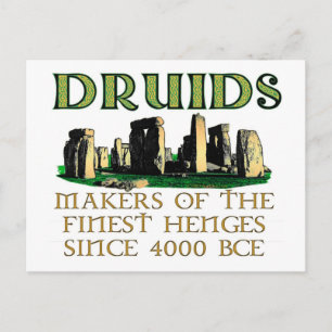 Cartão Postal Criadores das melhores henges