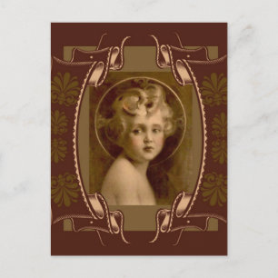 Cartão Postal Criança cristo Jesus "A Luz do Mundo"