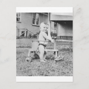 Cartão Postal Criança dos anos 50 em Walker