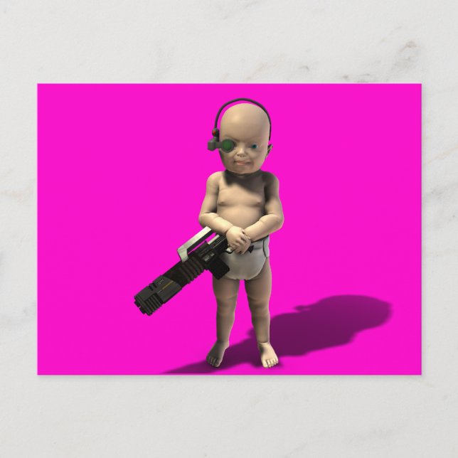 Cartão Postal Criança Encrenqueira (Frente)