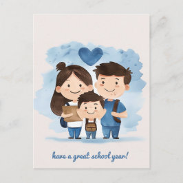 Cartão Postal Crianças da Escola