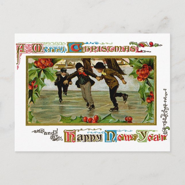 Cartão Postal Crianças Icessionando (Frente)