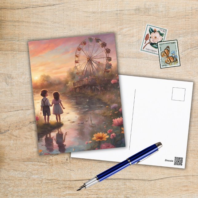 Cartão Postal Crianças no Carnaval (Criador carregado)