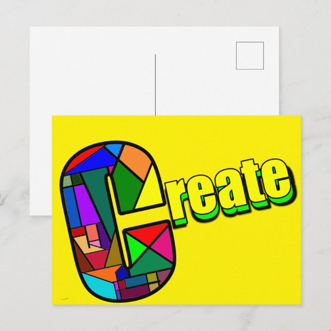 Cartão Postal Criar Excelente (Frente/Verso)