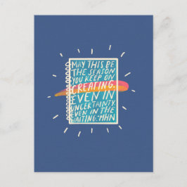 Cartão postal criativo