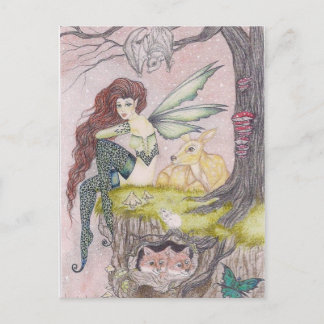 Cartão Postal criaturas curiosas