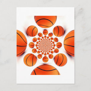 Cartão Postal Crie o seu, adoro basquete