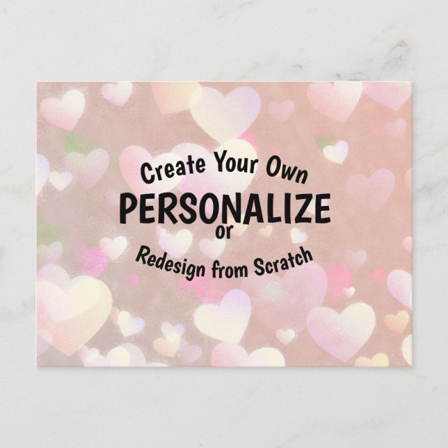 Cartão Postal Crie o Seu Próprio (Frente)