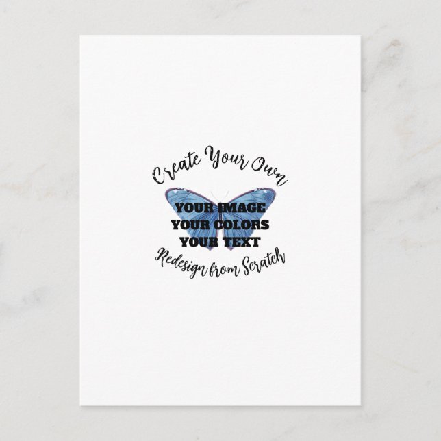 Cartão Postal Crie o Seu Próprio (Frente)