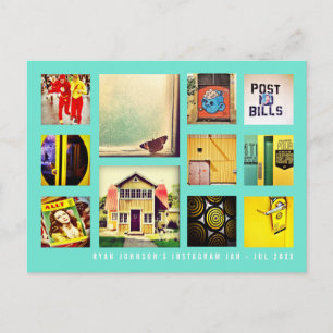 Cartão Postal Crie O Seu Próprio Instagram Pos De Colagem De Fot