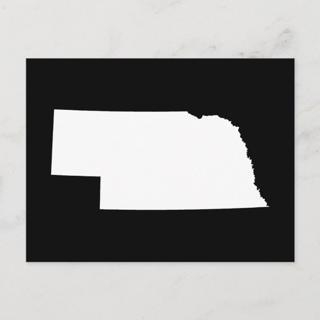 Cartão Postal Crie Seu Próprio Anúncio de Mudança para Nebraska (Frente)