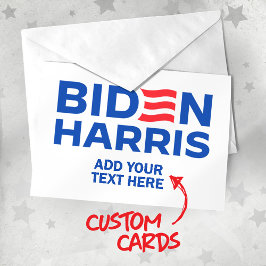 Cartão Postal Crie seu próprio Biden Harris 2024