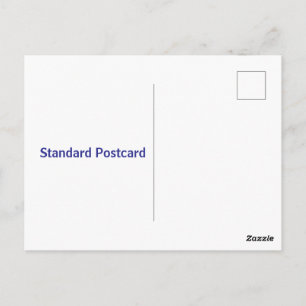 Cartão Postal Crie seu próprio cartão-postal fosco tamanho padrã